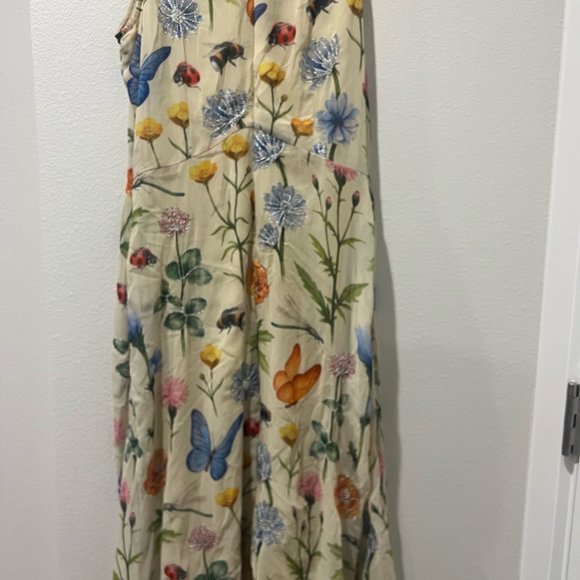 Pankaj and Nidhi Butterfly Dress Anthropologie size 4 - Picture 8 of 8